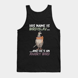 Pigeon, Cat, Avenger, Revenge, Scarf, Fun, Gift, Tank Top